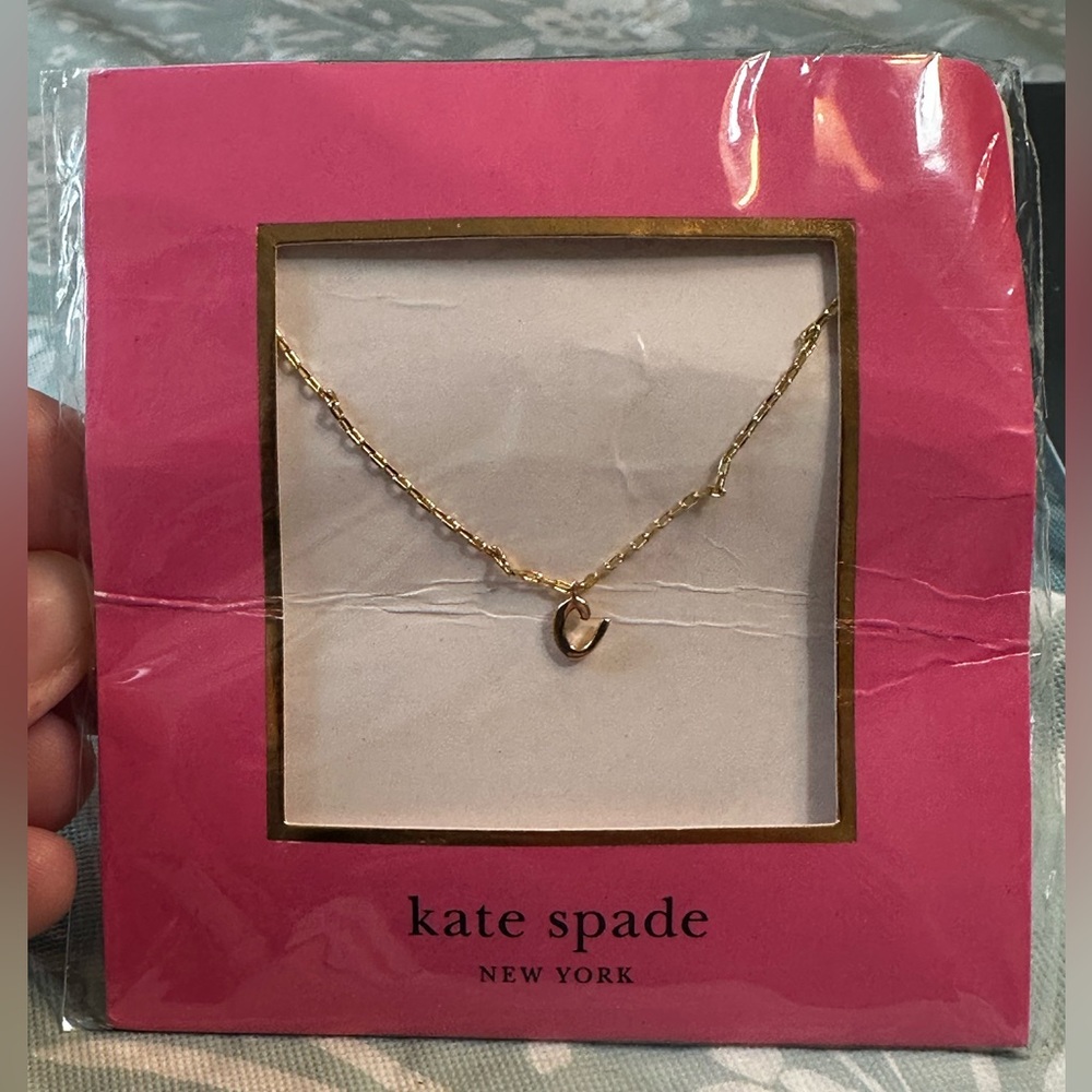 Kate Spade Gold Initial Pendant Necklace